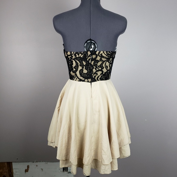 Momoco strapless lace dress sweetheart neckline - Picture 3 of 5